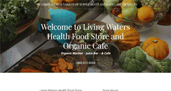 Desktop Screenshot of livingwatersstore.com